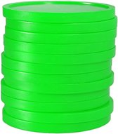 CombiCraft Blanco munten / Consumptiemunten Neon groen - Ø29mm - 100 stuks