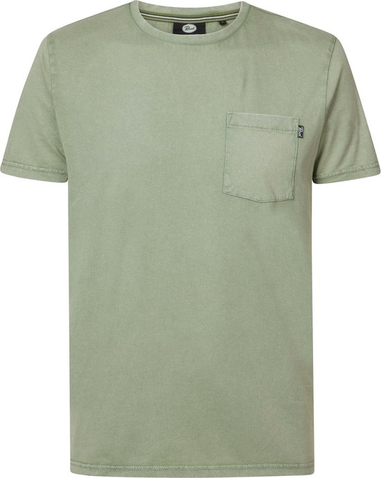 Petrol Industries regular T-shirt met backprint zwart