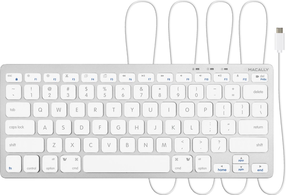 Macally UCSLIMKEYCA USB-C Toetsenbord voor Mac en iPad thumbnail 3