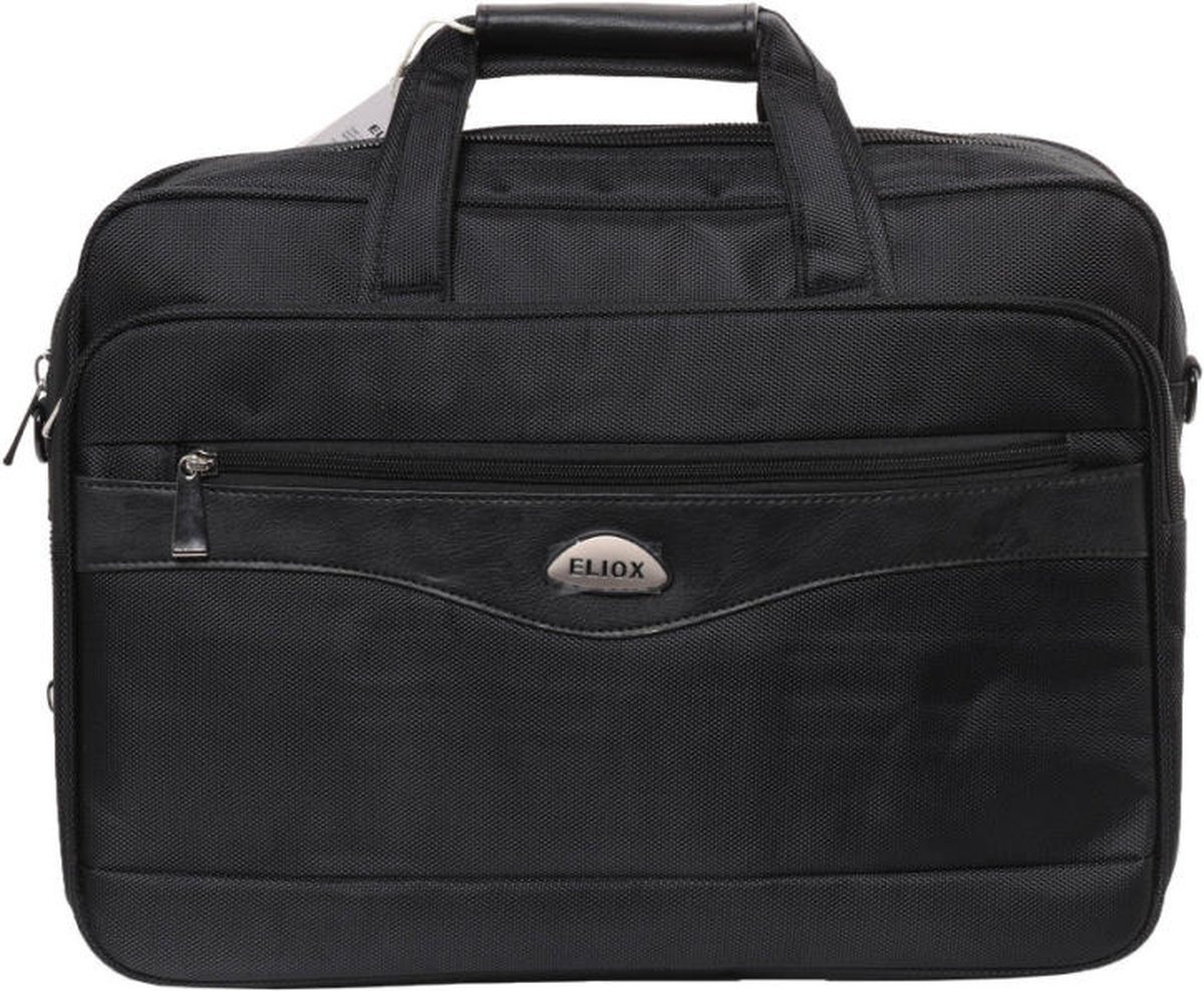 ELIOX documententas/ laptoptas 17.3 inch - polyester - zwart 8015 zwart