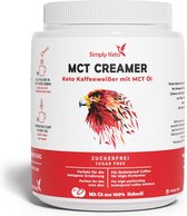 Simply Keto MCT creamer suikervrije melkvervanger 450g voor bulletproof coffee