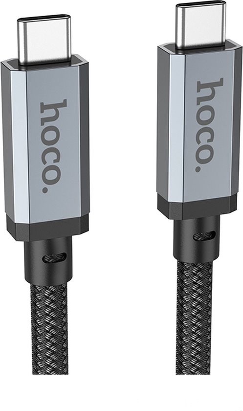 USB 4.0 - USB C naar UBS C Kabel - 40Gbps - Thunderbolt 3 - 100W - 1 Meter - Grijs
