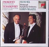 Yo-Yo Ma - Prokofiev, Tchaikovsky -  Pittsburgh Symphony Orchestra, Lorin Maazel – Sinfonia Concertante / Variations On A Rococo Theme; Andante Cantabile