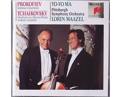 Yo-Yo Ma - Prokofiev, Tchaikovsky - Pittsburgh Symphony Orchestra, Lorin Maazel – Sinfonia Concertante / Variations On A Rococo Theme; Andante Cantabile