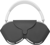 kwmobile cover voor over-ear koptelefoon - geschikt voor Apple Airpods Max - Van flexibel silicone - In zwart