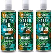 FAITH IN NATURE - Shampoo Coconut - 3 Pak