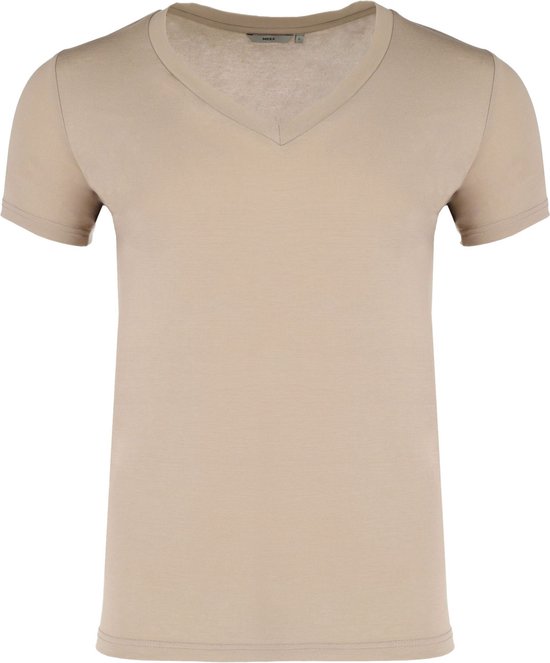 Slim V-neck T-shirt Mannen - Nude - Maat XXL
