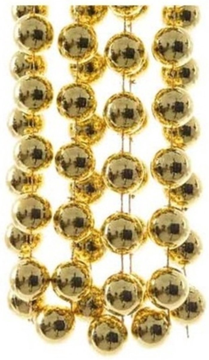 Kralenketting Goud 10 meter Kerstboom Versiering Decoratie