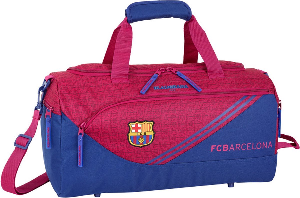 FC Barcelona - Sporttas - reistas - 50 x 25 x 25 cm - Blauw rood