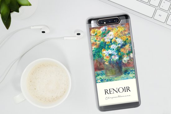 Coque Samsung Galaxy A80 - Renoir - Chrysanthèmes - Peinture - Siliconen
