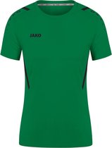 Jako - Shirt Challenge - Groen Voetbalshirt Dames-36