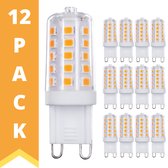 LongLife LED G9 Steeklampjes - Helder - 3W (28W) - Warm wit licht - Voordeelverpakking - 12 stuks