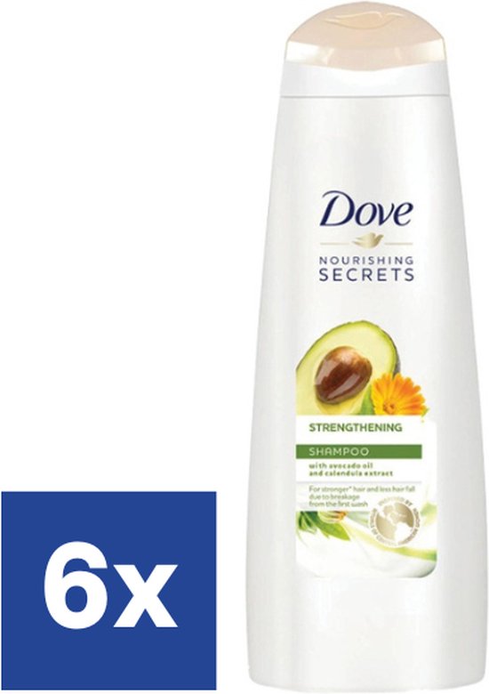 Dove Nourishing Secrets Strengthening Shampoo - 6 x 250 ml - Voordeelverpakking