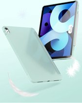 Casemania Hoes Geschikt voor Apple iPad 2022 (10.9 inch 10e Generatie - 10th Gen) Licht Groen - Tri Fold Tablet Case - Smart Cover
