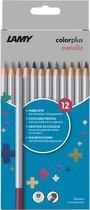 Crayons de couleur Lamy - Color Plus Metallic - 12 pcs