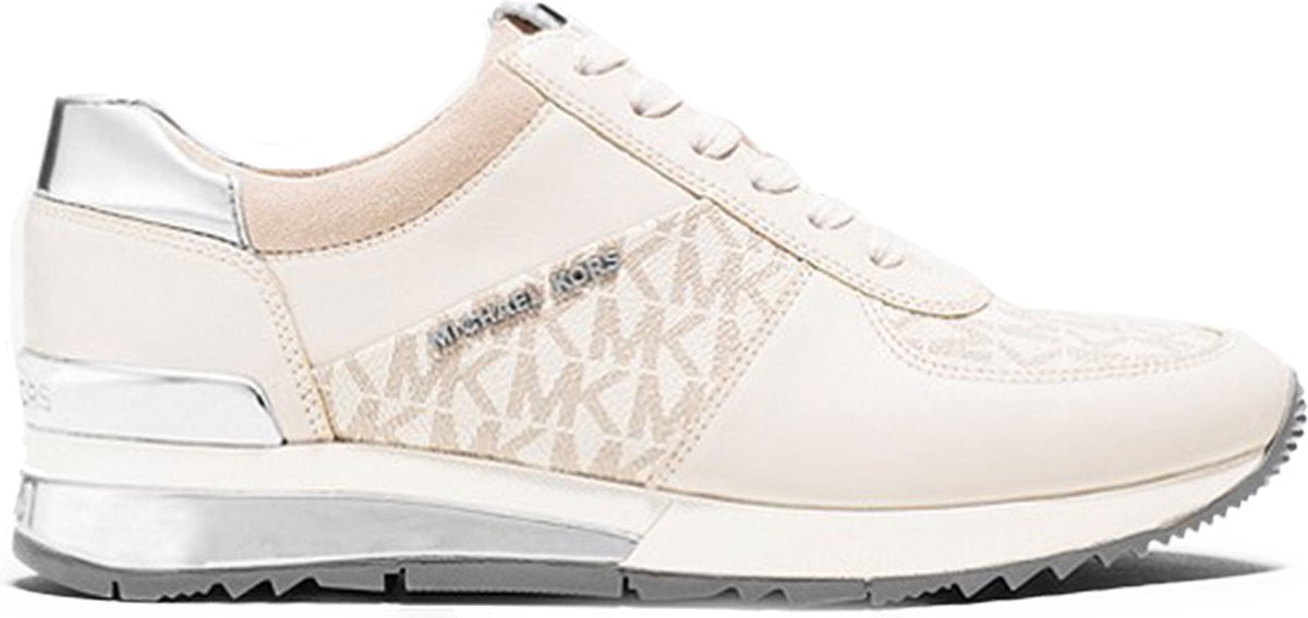 Michael Kors Allie Wrap Trainer Dames Sneakers - Vanilla - Maat 38