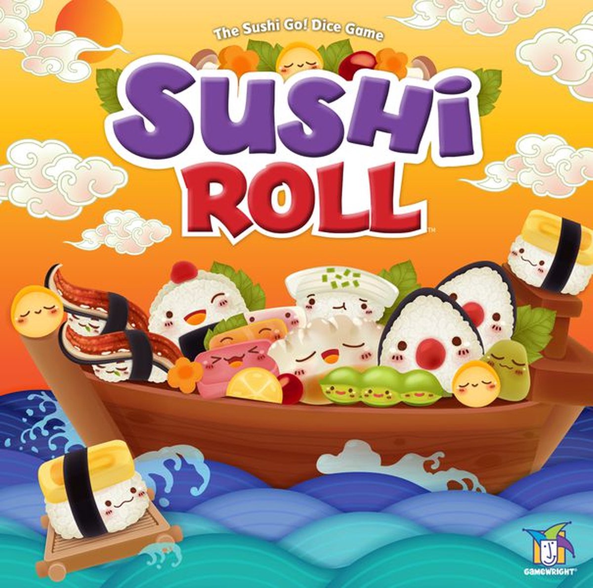 White Goblin Games Sushi Roll Dobbelspel - Setcollectie met dobbelstenen thumbnail 2