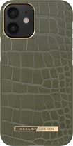 Ideal of Sweden Atelier Case Introductory iPhone 12 Mini Khaki Croco