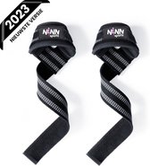 NINN Sports Lifting Straps Zwart - Krachttraining Accessoires - Powerlifting - Bodybuilding