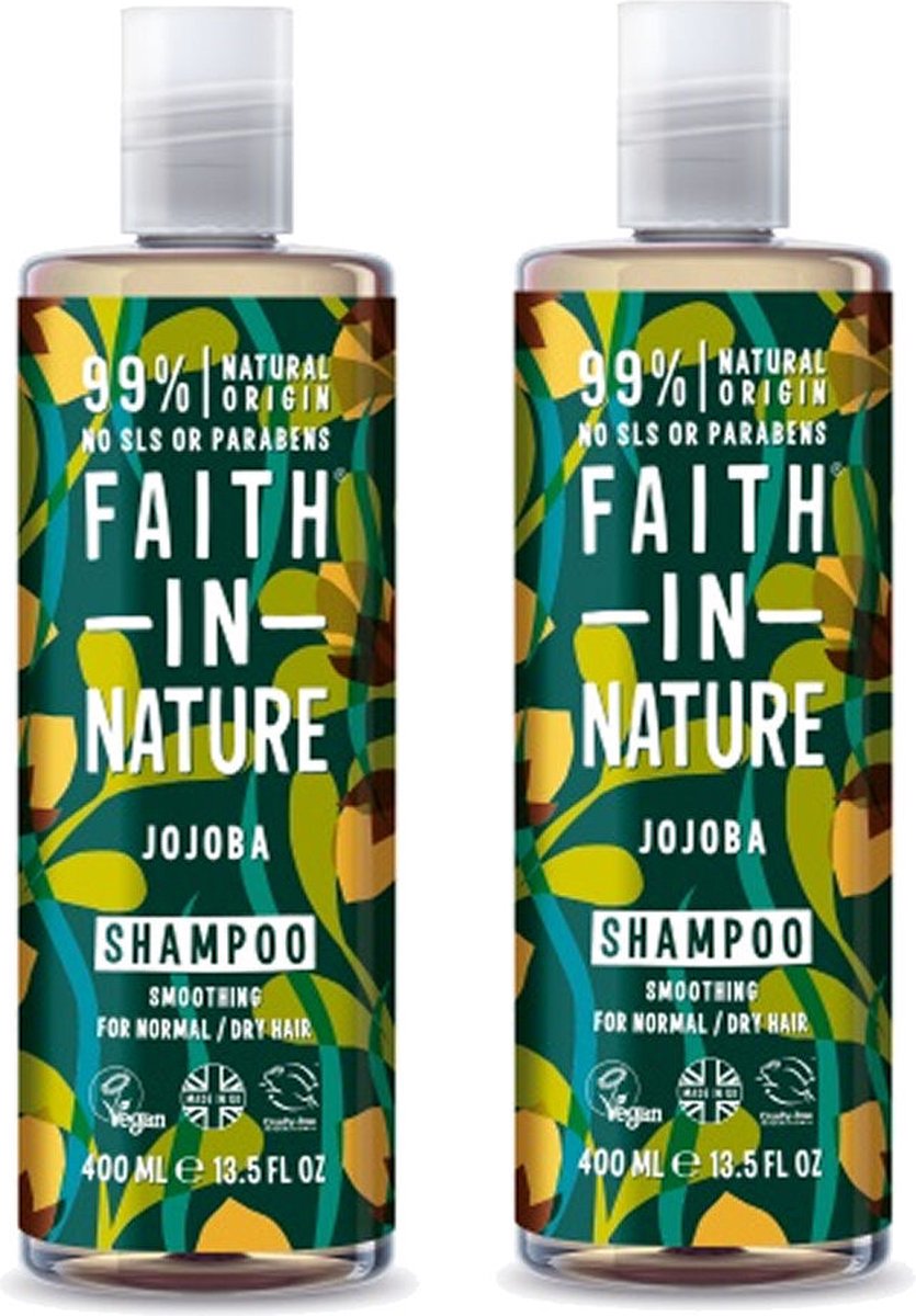 FAITH IN NATURE - Shampoo Jojoba - 2 Pak
