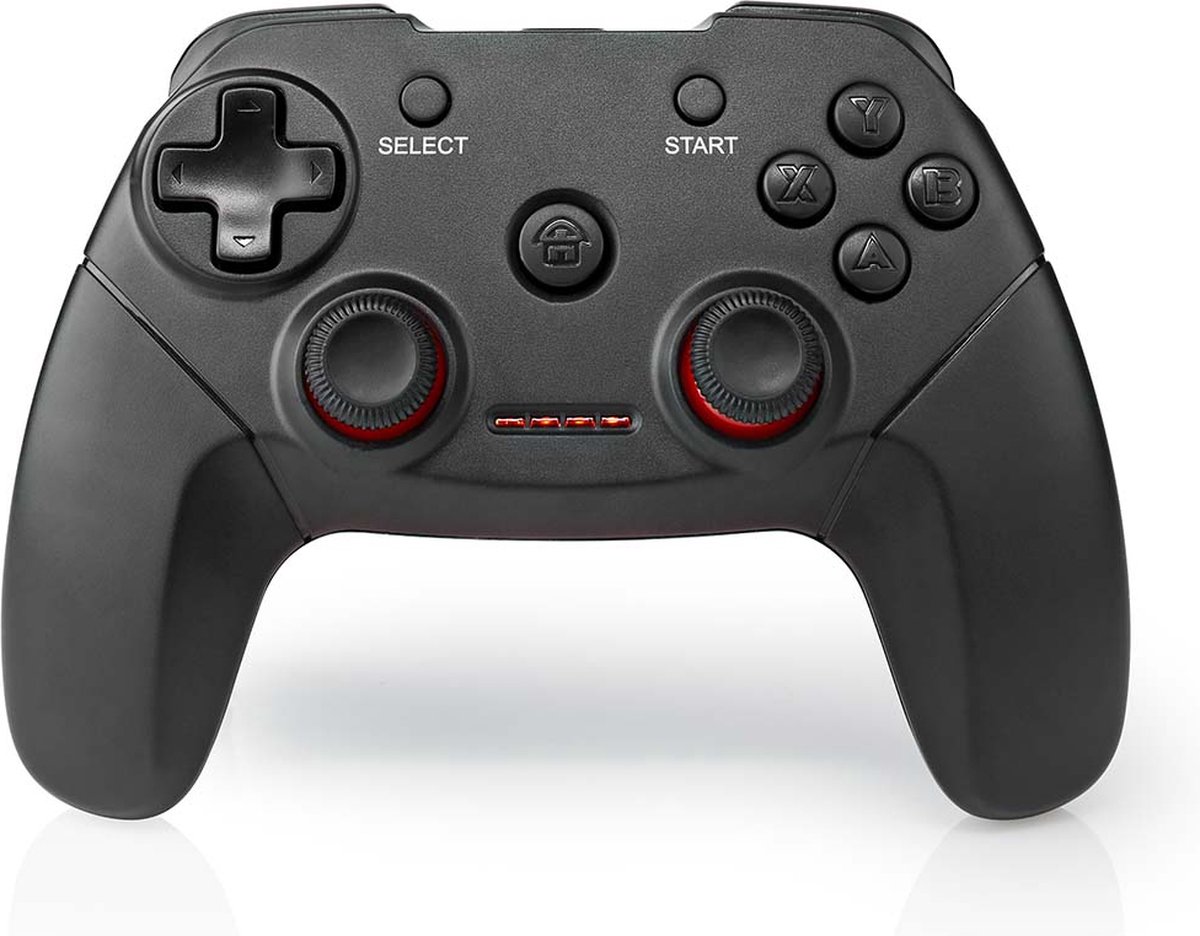 Nedis Gaming Controller – Draadloos – 11 knoppen – PC – Zwart