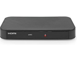 Nedis Digitale Audioconverter - 2-wegs - Ingangen audio / video / data: DC Power / 1x HDMI Input - Uitgangen audio / video / data: 2x HDMI Output - Automatisch - Antraciet