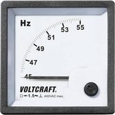 VOLTCRAFT AM-72X72/50HZ Analoog inbouwmeetinstrument AM-72x72/50 Hz 45 - 55 Hz Draaispoel