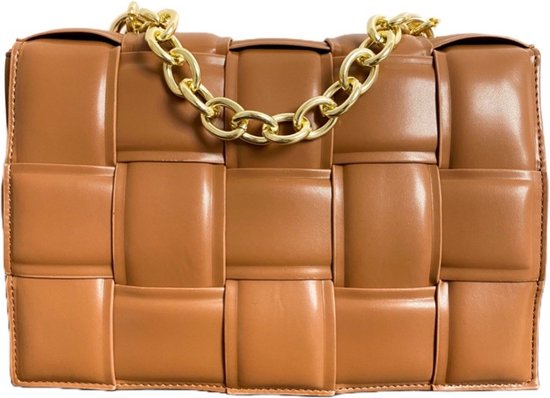 goudkleurige damestas