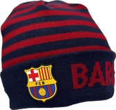 Couvre-bonnet FC Barcelona rayures bleu/rouge