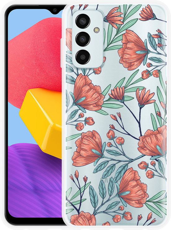 Coque Samsung Galaxy M13 Poppy Roses - Design Cazy | bol.com
