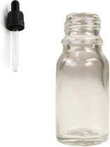 Flacons à pipette en Verres transparents - 10 ml - 5 pièces - Aromathérapie