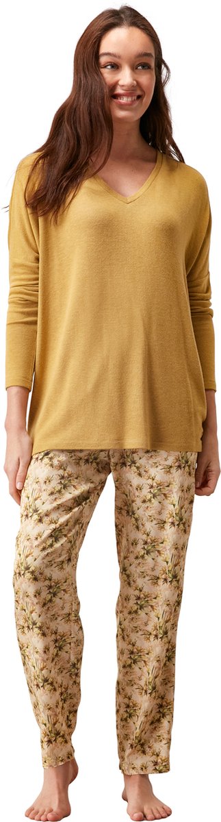 Penye Mood - Dames Pyjama Set, Lange Mouwen - S