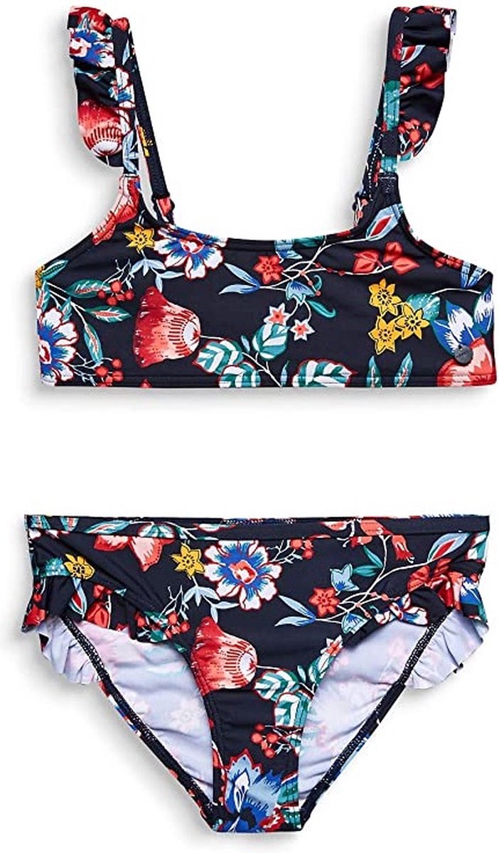 Esprit Jasmine Beach Bikini Kinder Blauw/rood/groen 170/176