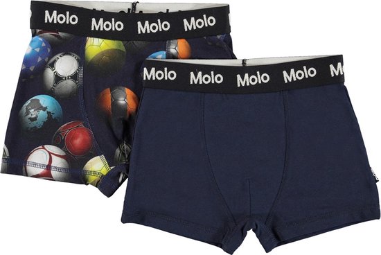Molo - Justin 2-Pack Blue Footballs - Maat: