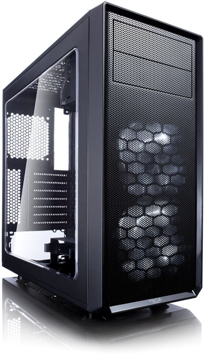 ATX Semi-tower Box Fractal Focus G White Black