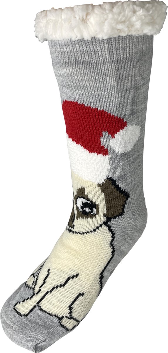 3BMT - Kerst sokken dames - met antislipzool