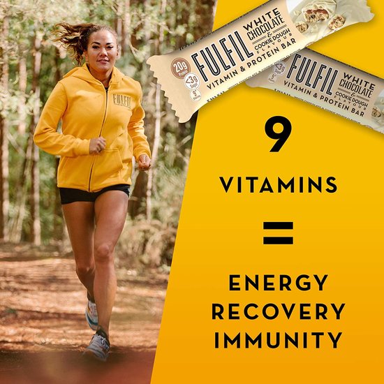 Fulfil Nutrition Vitamin & Protein Bar Chocolate & Cookie Dough