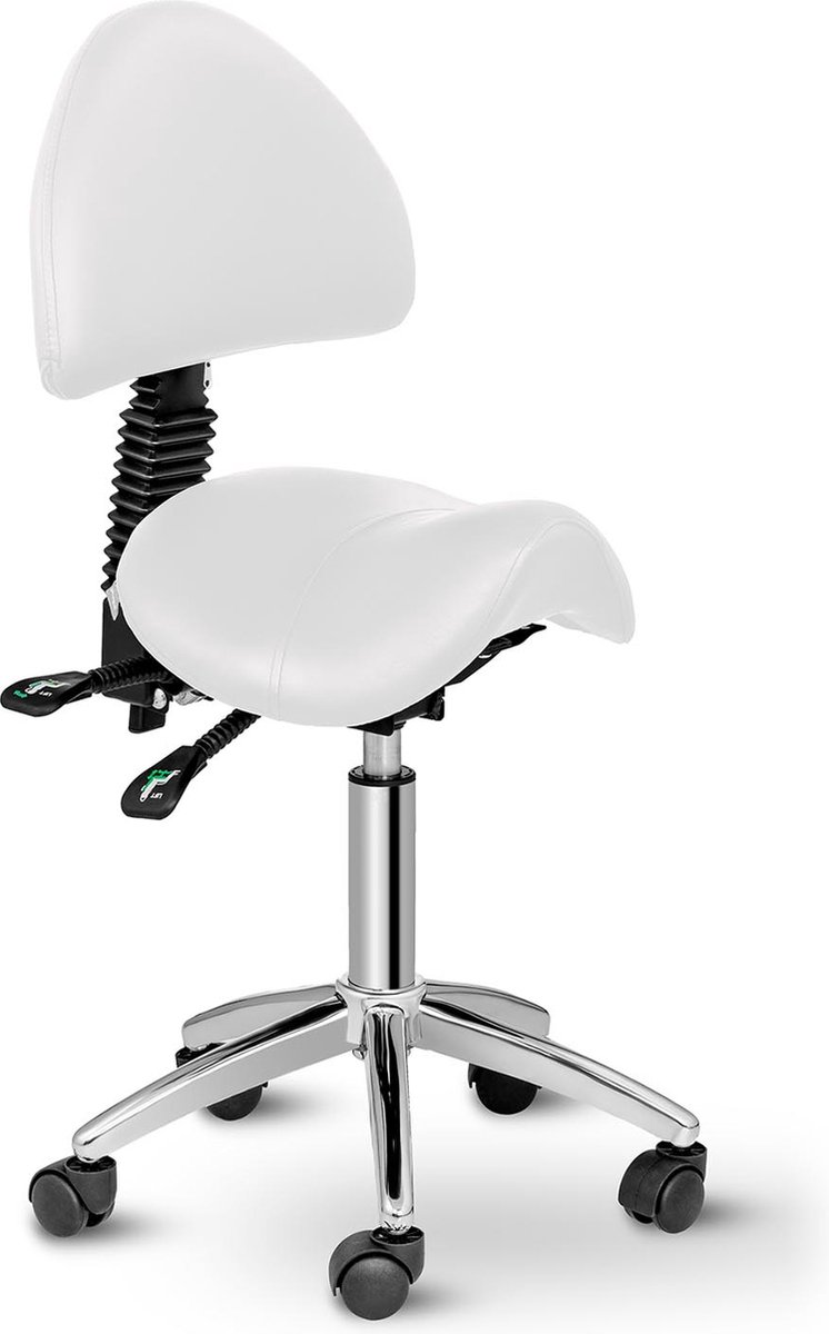 Goedkoopste physa - Zadelstoel - 550-690 mm - 150 kg - Wit