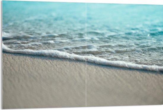 WallClassics - Acrylglas - Close Up van Zee Water - 120x80 cm Foto op Acrylglas (Wanddecoratie op Acrylaat)