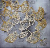 Kralen borduurpakket ABRIS ART - Ginkgo Biloba - Japanse Notenboom - kralen borduren - parels borduren