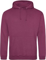 Just Hoods 'College Hoodie' Plum Taille L