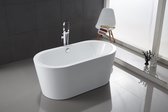 Baignoire autoportante en Acryl Creavit 160x75x60 cm, blanc brillant avec pieds et vidage de baignoire