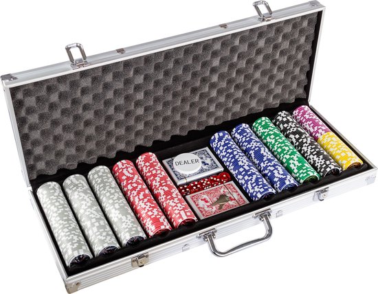 Afbeelding van het spel Elite Poker Basic Laser poker set 500 chips