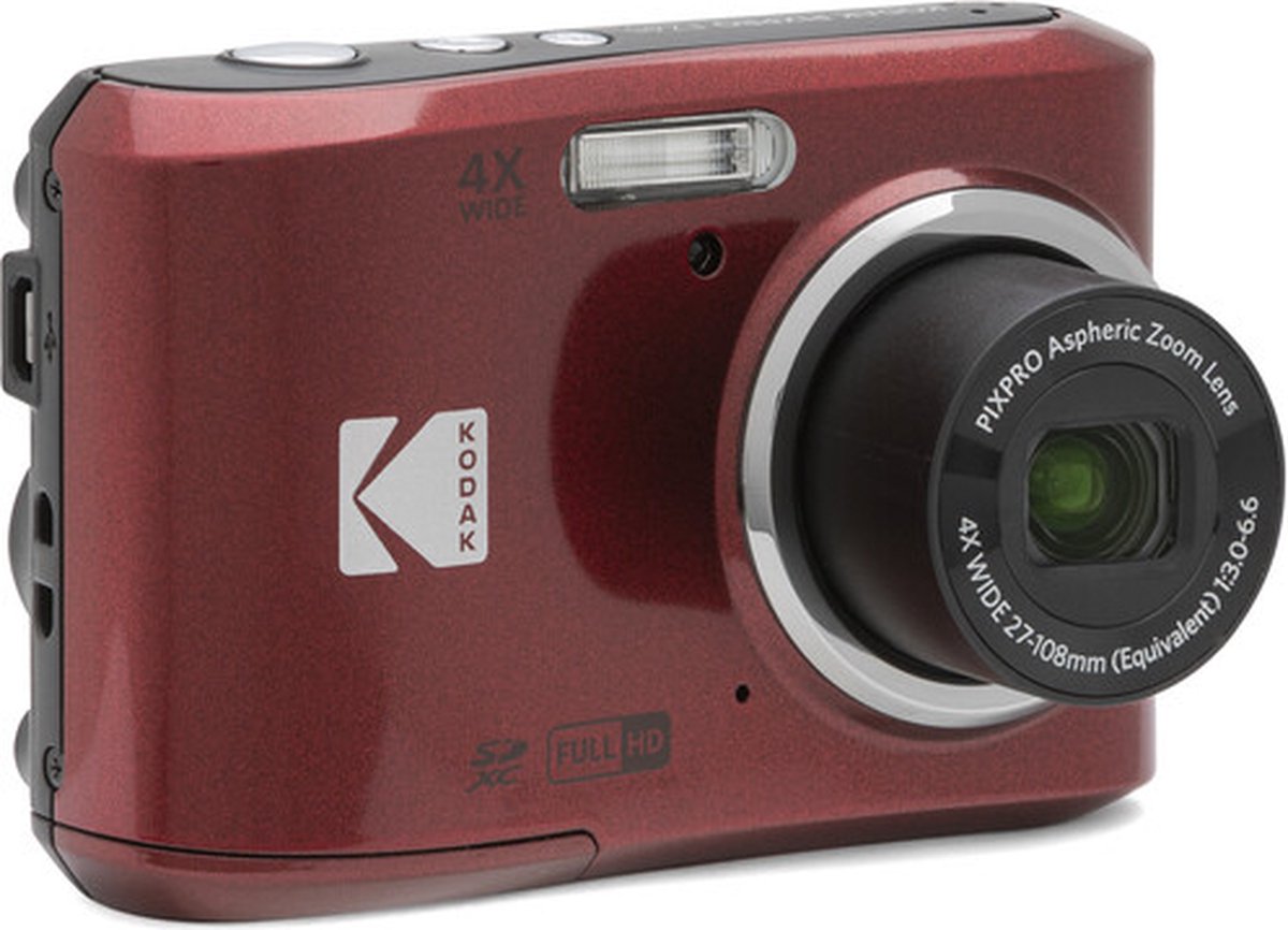Kodak Friendly Zoom FZ45 - Compactcamera - Rood thumbnail 3