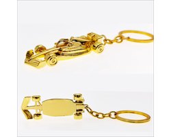 F1 Auto Sleutelhanger - Model 2024 - Goud