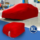Housse de voiture Taille intérieure XL 533x178x119 cm Satin Stretch Rouge