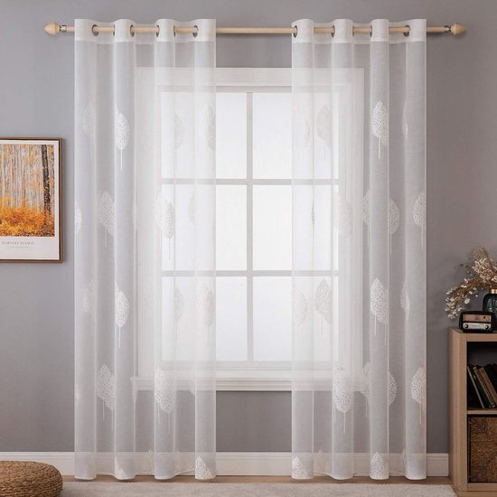 Rideau transparent - durable - rideau transparent de luxe pour chambre  salon salle à... | bol