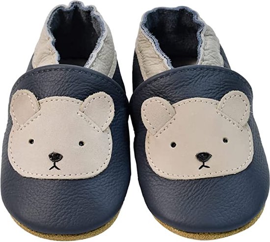 BunniesJR Bunnies JR 221520-989 Meisjes Babyschoentjes Zwart Leer Veters 12 283307