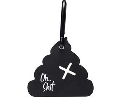 Beeztees Poepzak- en afvalhouder Samy - Hond - Silicone - Zwart - Afmeting: 8,5x7,5 cm