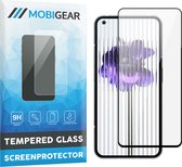 Mobigear Screenprotector geschikt voor Nothing Phone (1) Glazen | Mobigear Premium Screenprotector - Case Friendly - Zwart